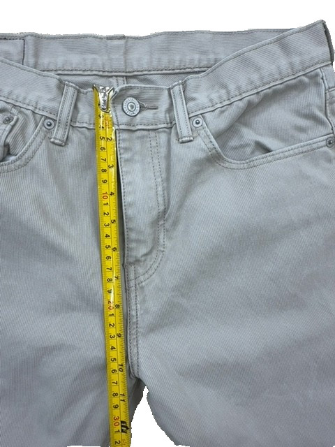 Levi’s Men’s Jeans Grey Slim 513 W32xL34 100% Cotton