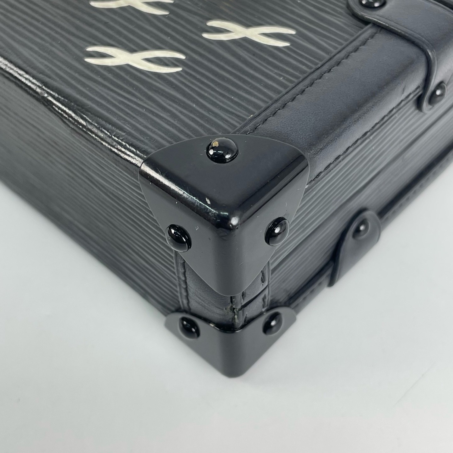 Louis Vuitton Pre-Owned Authentic Box Clutch Black 20×12.5×6cm