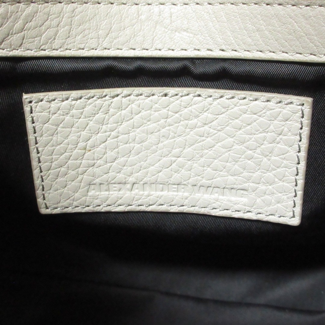 Alexander Wang Rocky Leather 2-Way Handbag/Shoulder Bag (Greige) Women USED
