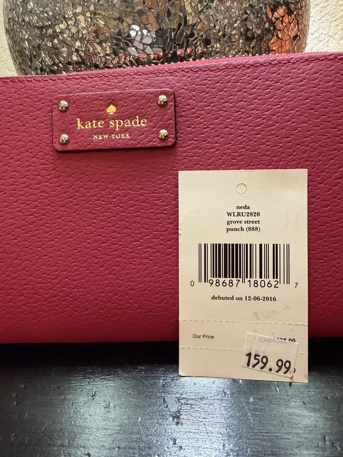 Kate Spade Neda Grove Street Leather Full Zip Around Wallet