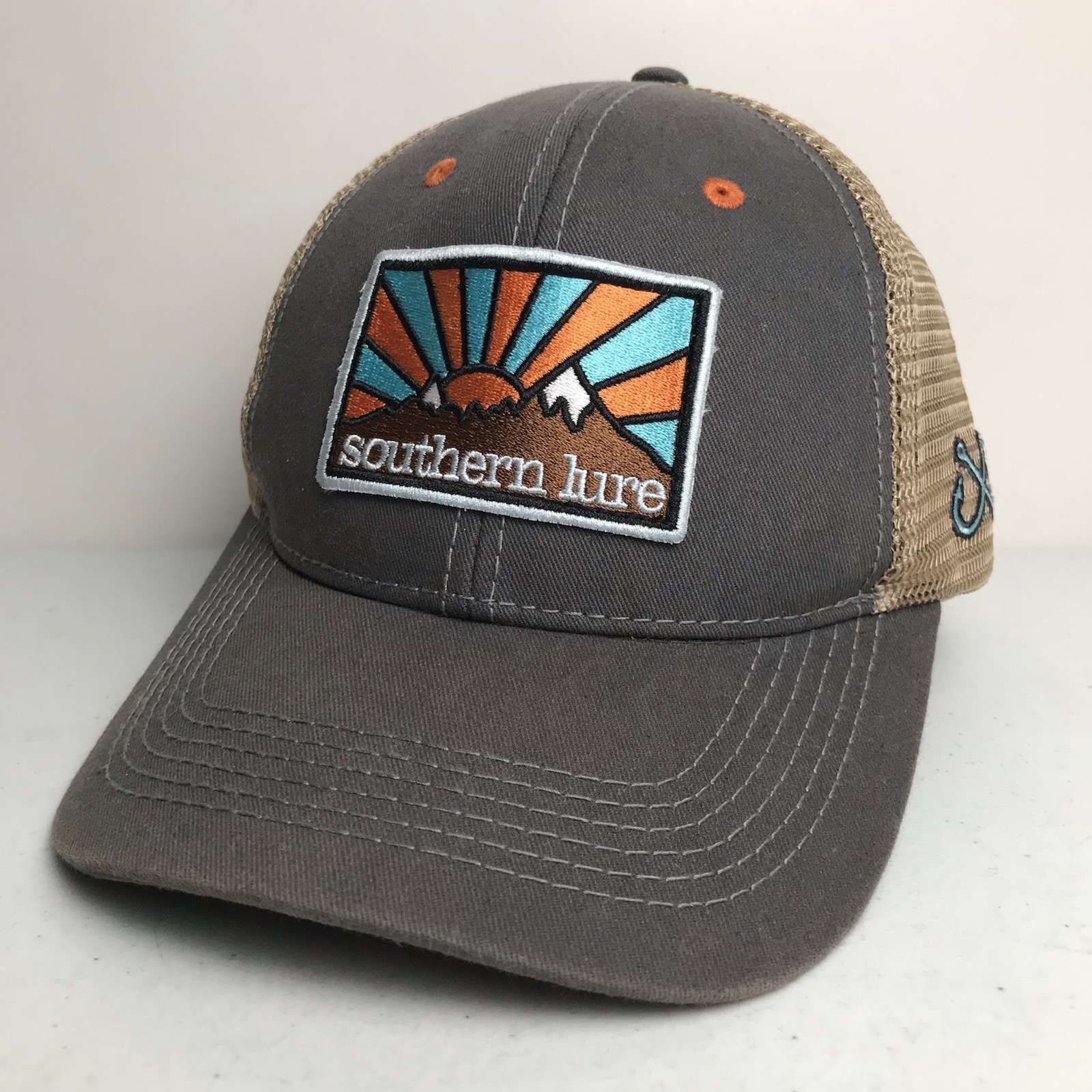 Southern Lure Sunshine & Mountain Patch Trucker Hat Mesh Hat Unisex Adult