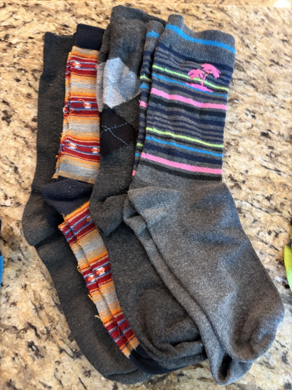 Men’s Dress Socks 10-13, Assorted Colors