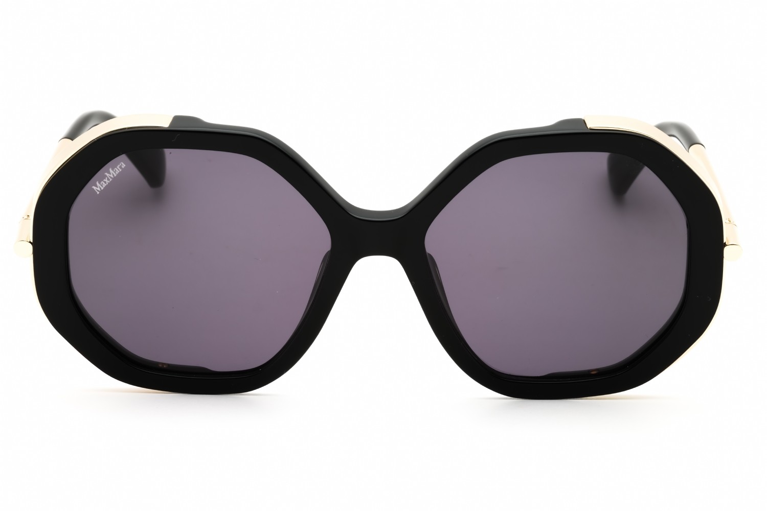 MAX MARA MM094-01A-55 Sunglasses Frame Size 55mm 135mm 17mm BLACK Women