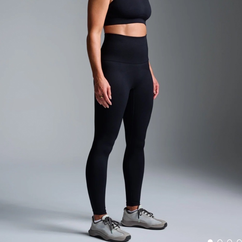 LNDR Women Small Black Seamless High Waisted Recycled Yarn Leggings Portugal
