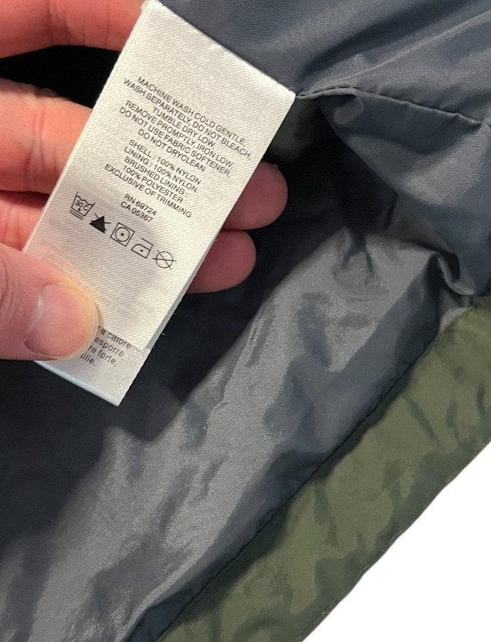 COLUMBIA OMNI-TECH Green Fleece-Lined 3-IN-1 WINTER JACKET Hike Ski Coat Men’s L