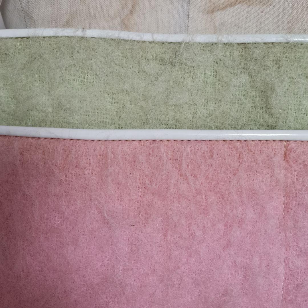 Courreges One Shoulder Bag Green Pink 10.6 inch
