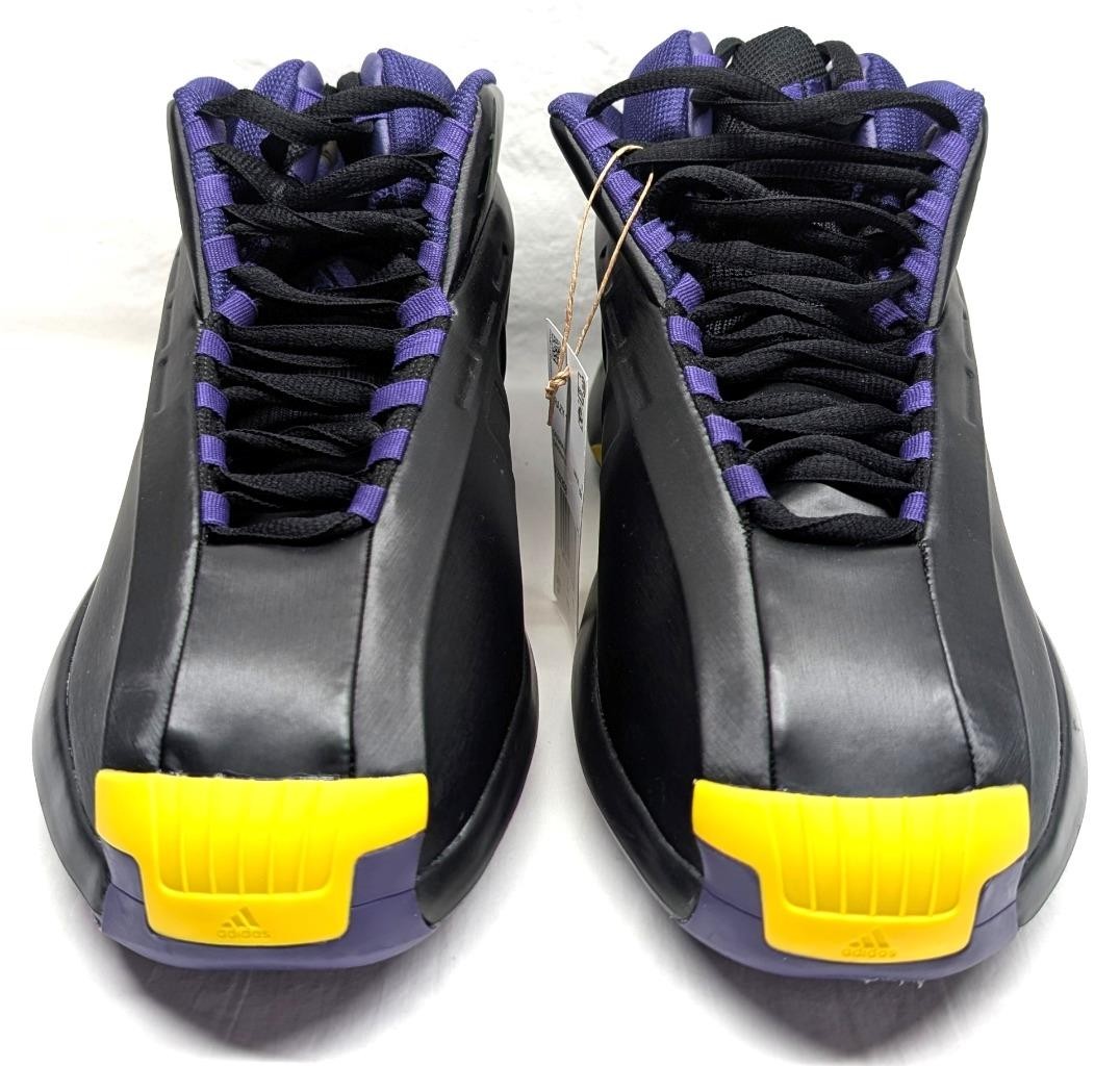 Men’s Adidas Kobe Bryant Crazy 1’s – Lakers Away, Black, Purple, Size 9.5 – New