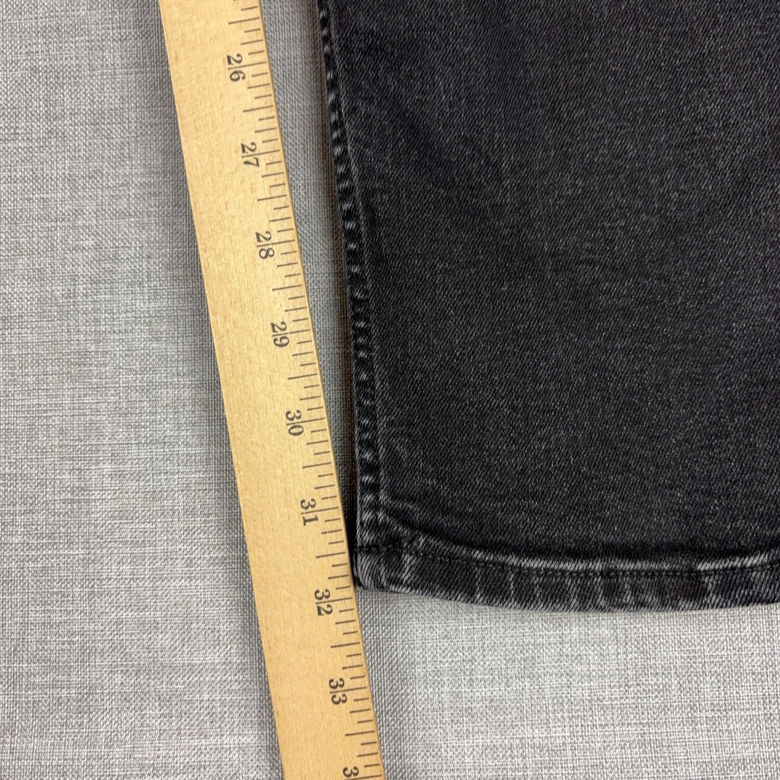 AllSaints Rex Jeans Mens 34×32 Black Charcoal Wash Slim Skinny Denim Pants
