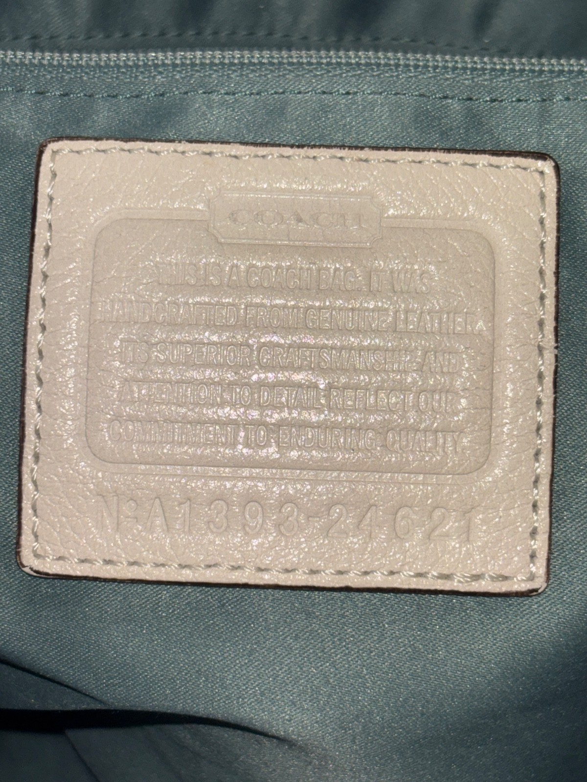 COACH Madison Phoebe 24621 Taupe Pebbled Leather Shoulder Bag
