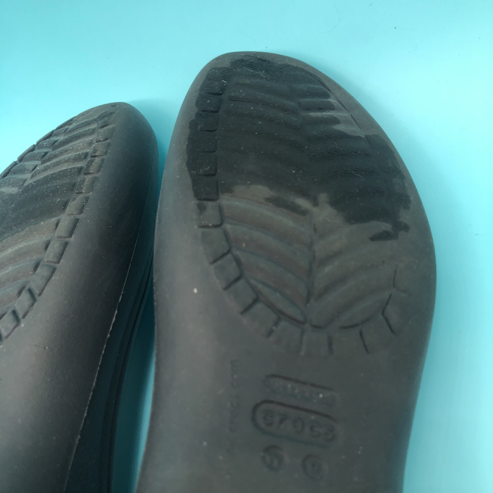 Crocs Kadee Shoes Womens Size 9 Black Ballet Flats Casual Comfort Slip On