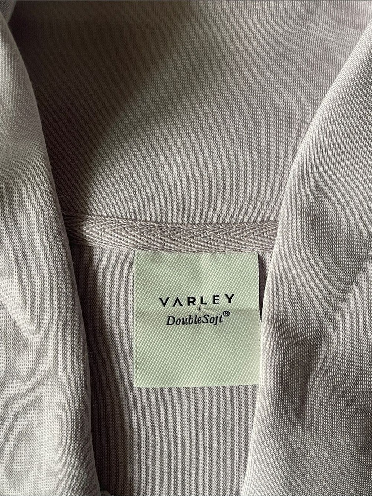 Varley Davidson Sweatshirt Lavendar DoubleSoft Half Zip Mock Neck