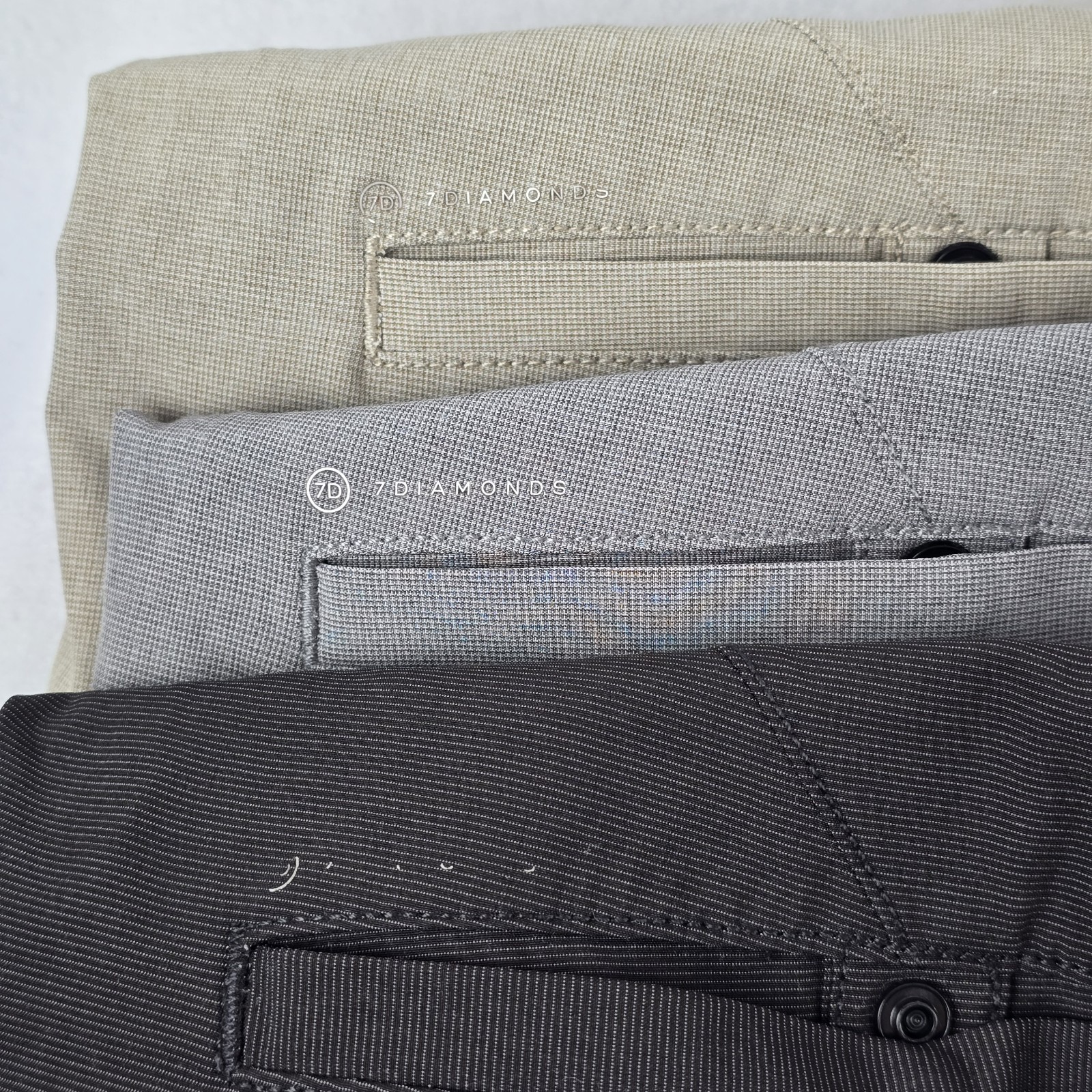 7D 7Diamonds Momentum Performance Shorts 34 Stretch Chino Quick Dry Bundle Lot