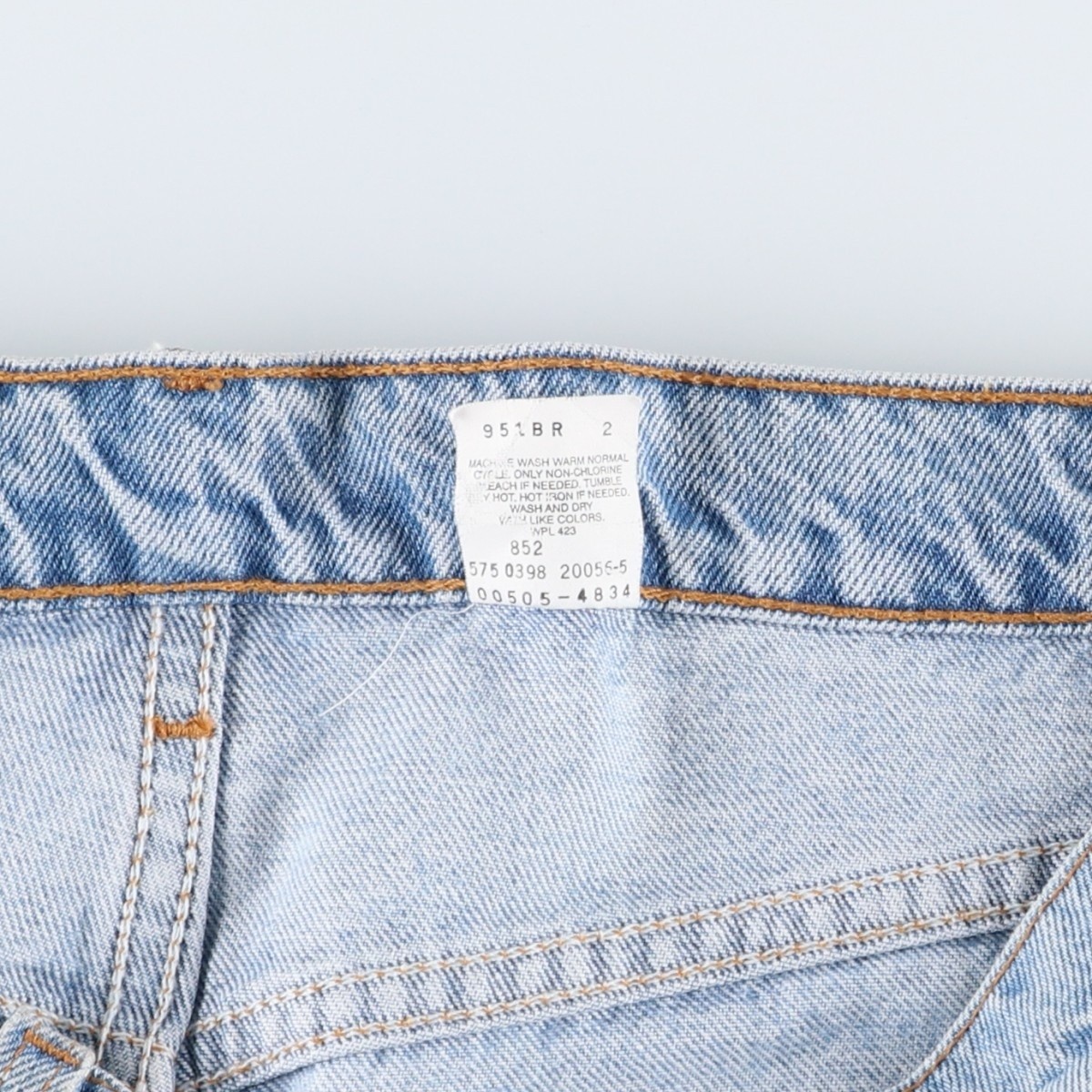 Used Levi’s 00505-4834 Regular Fit Straight Leg Tapered Denim Pants Made in …