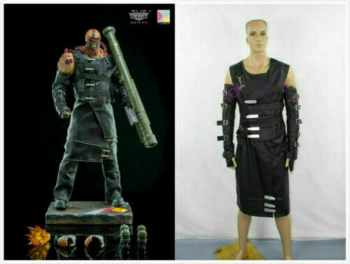 Resident Evil Nemesis Jacket Cosplay Costume include pants and buttons props/