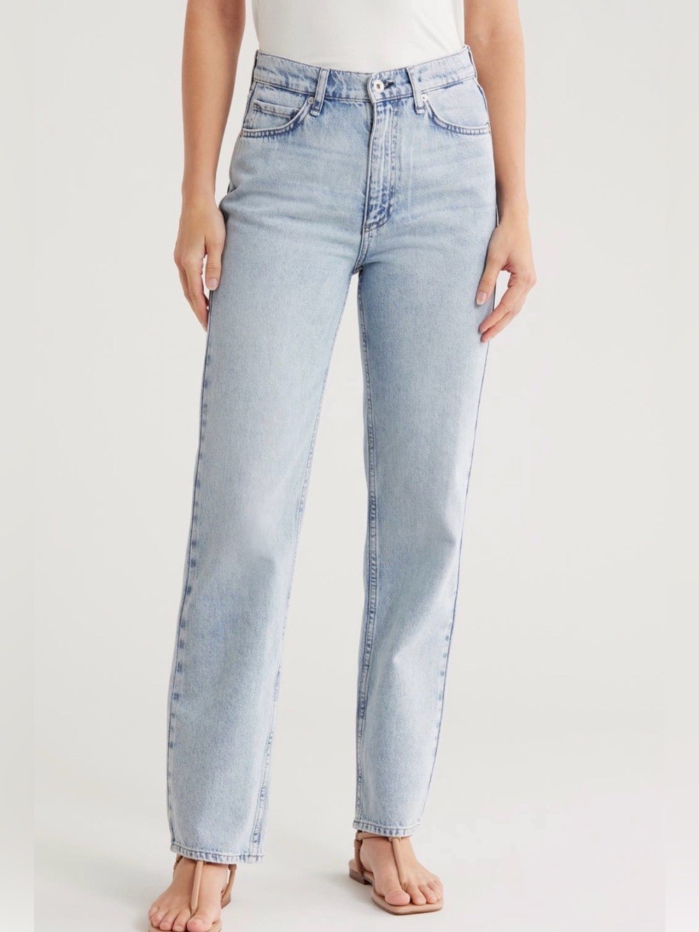 Rag & Bone Hattie Mid Rise Full Length Denim Jeans 28Waist Straight Leg