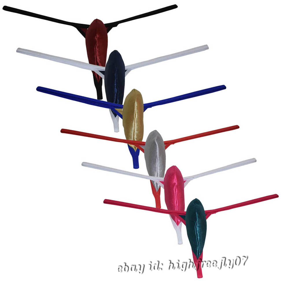 Men Slingshot Teardrop Mini Bikini G-String Teeny Weeny Thongs Underwear Bottom