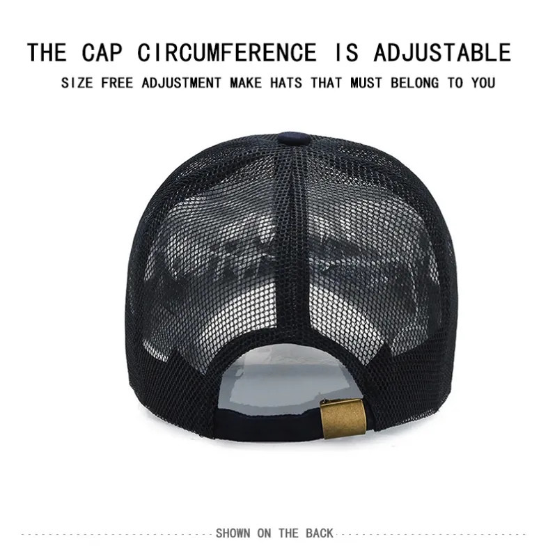 Breathable Mesh Cap Openwork Summer Sun Hat Outdoor Sports Unisex
