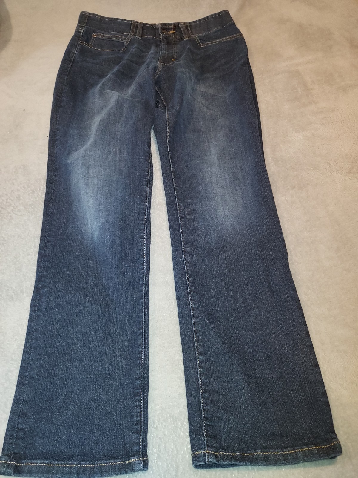 LEE Mens Extreme Motion Athletic Fit Dark Blue Denim Jeans Size 32 X 32