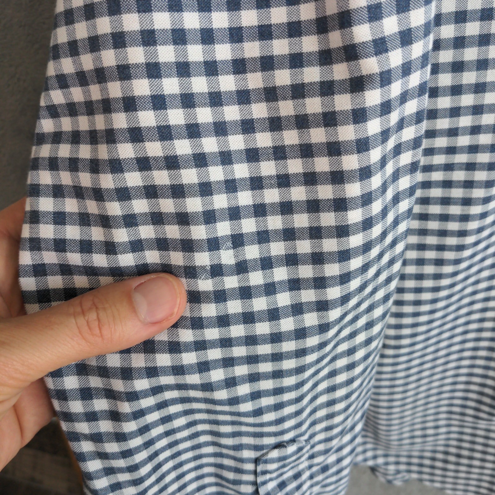 Brooks Brothers Regent Shirt Button Down Mens M Blue Check Supima Cotton Logo