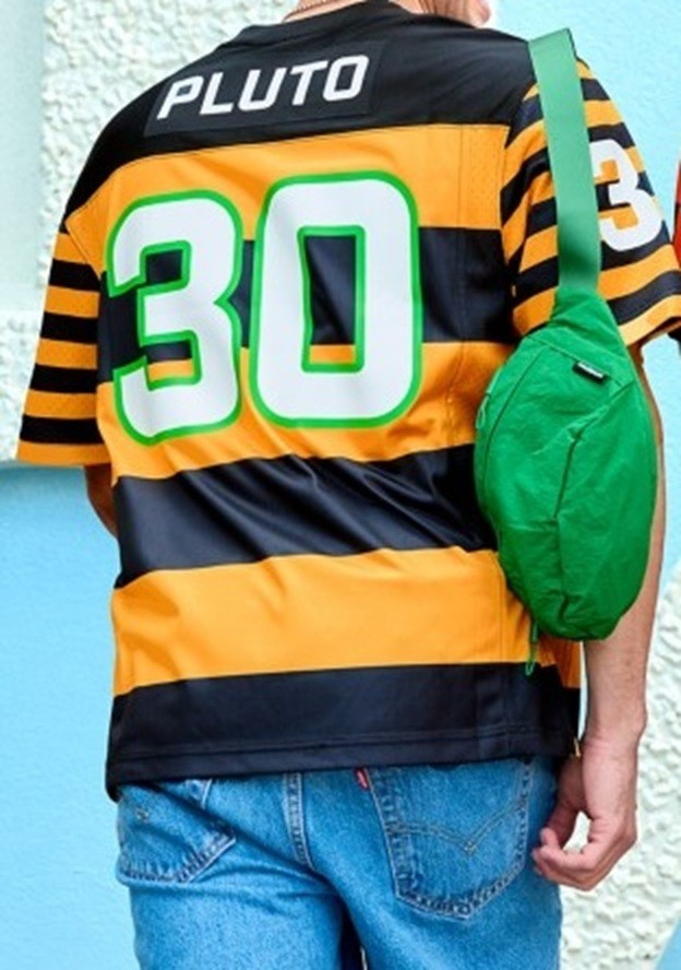 Disney Parks Disneyland 30 Pluto Football Jersey for Adults New Rare Great Gift