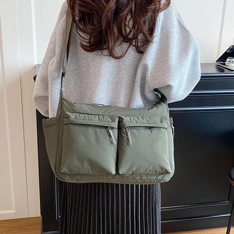 Uniqlo Multi Pocket Shoulder Bag 2 Colors Handbag For Men Messenger Bag