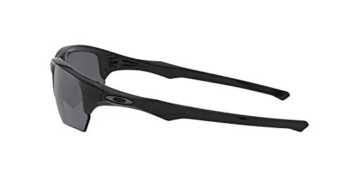 0OO9363-0264 OAKLEY MEN’S FLAK BETA RECTANGULAR POLISHED BLACK-BLACK IRIDIUM
