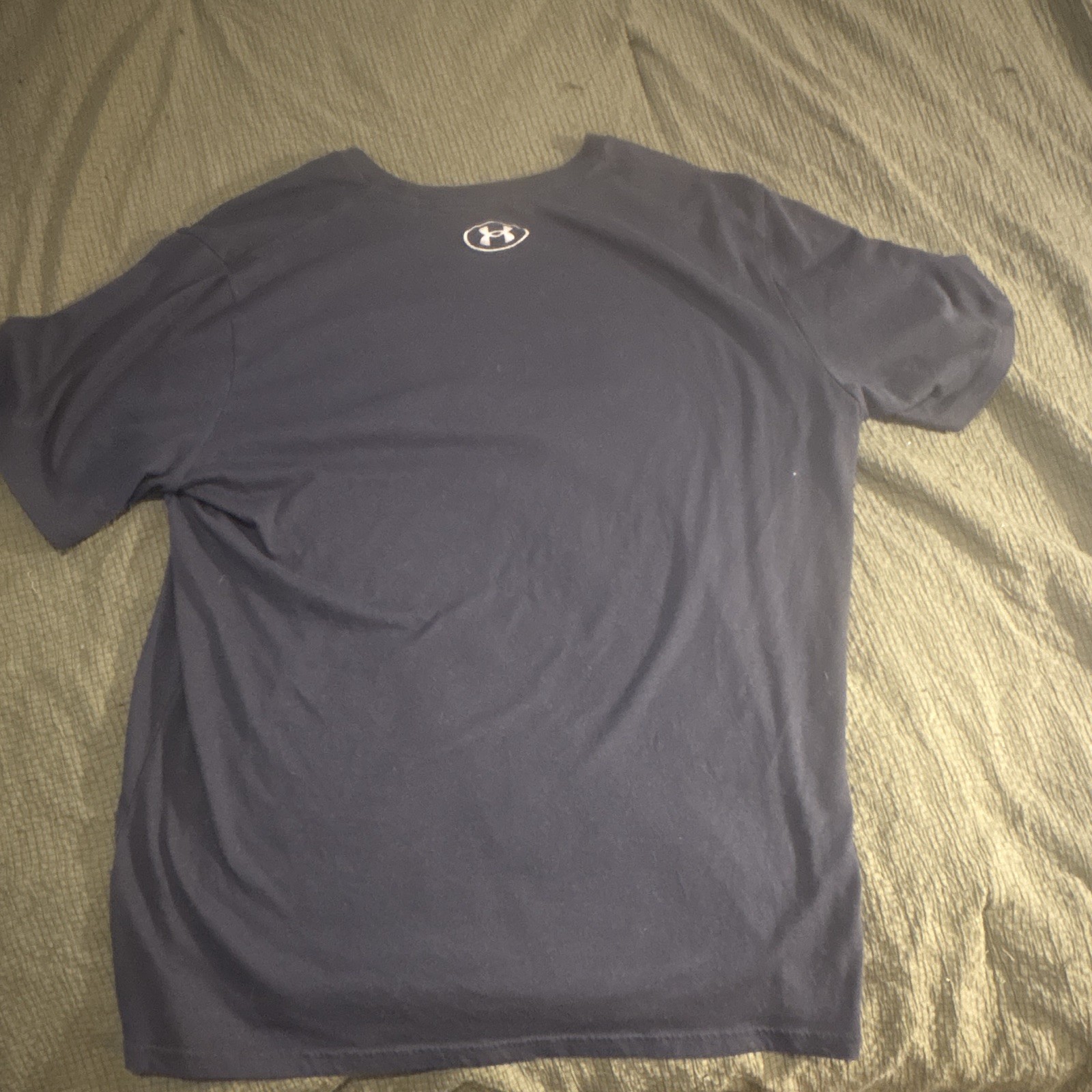 Under Armour Men’s LG black Crew Neck Short Sleeve Loose Fit Logo T-Shirt