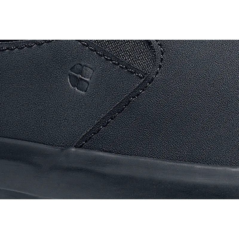 Shoes For Crews Ollie II Black Leather Slip On SR Work Shoes 34257 M-5 W-6.5 NEW