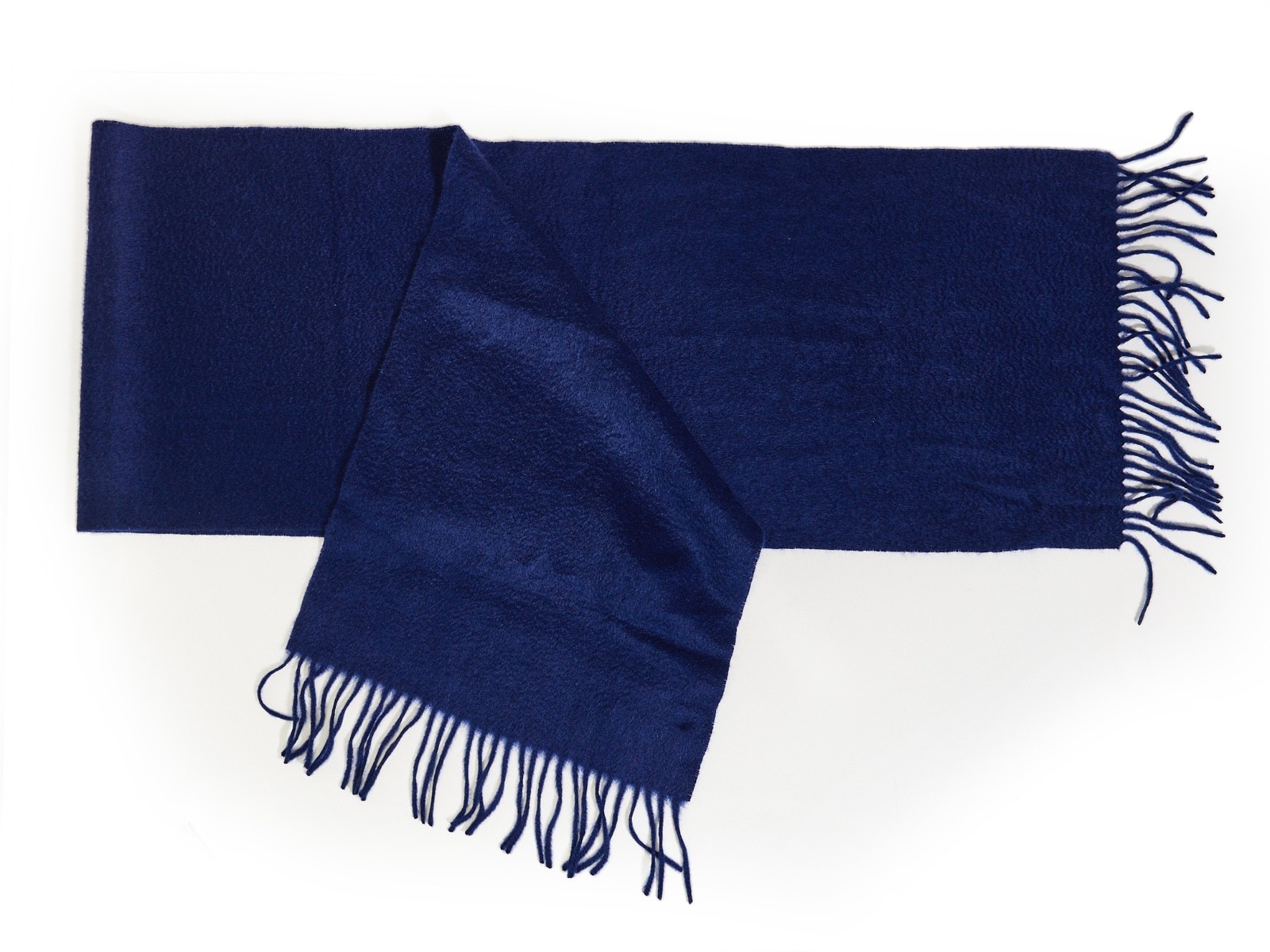 BLACK BROWN 1826 Mens Scarf 100% Cashmere Wool Winter NAVY BLUE NWT NEW