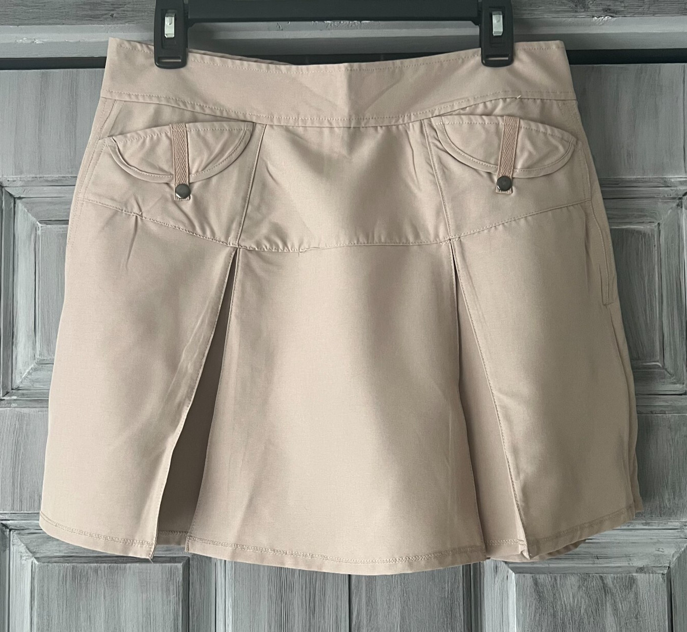 NWOT – Freedom Trail by Kyodan Khaki Pleated Skirt / Skort Size M