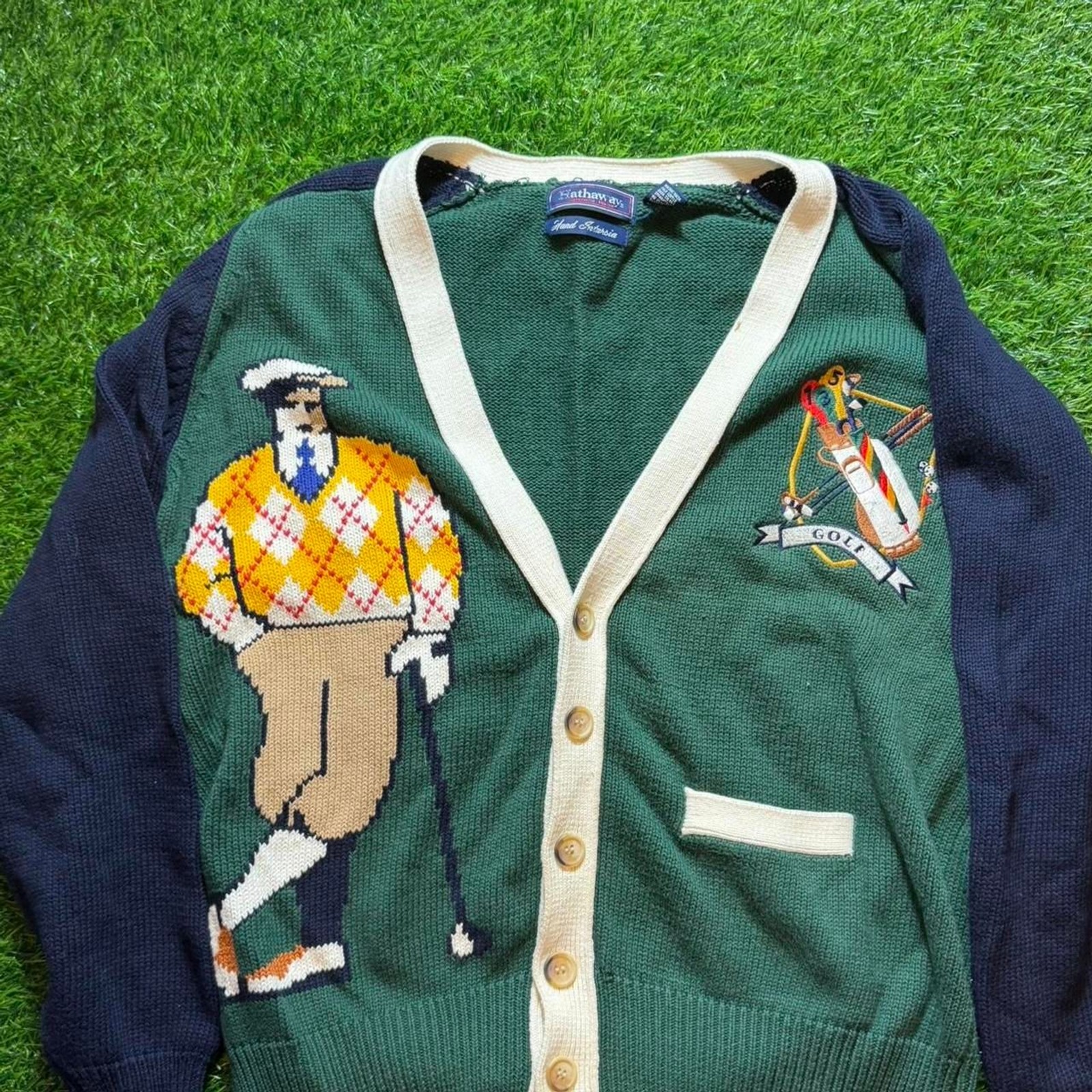 Hathaway Men’s multi Cardigan