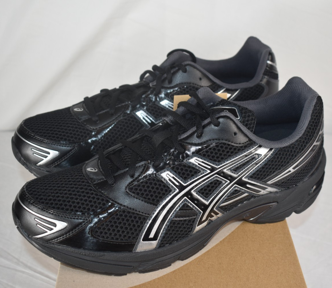 Size 11.5 – ASICS Gel 1130 Black Pure Silver 1201A906-001 Men
