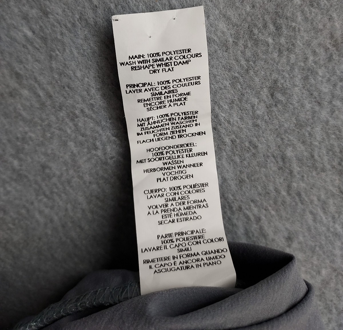 BoohooMan Men Cargo Pants M Gray Tapered Leg Drawstring Lined Mid Rise Casual