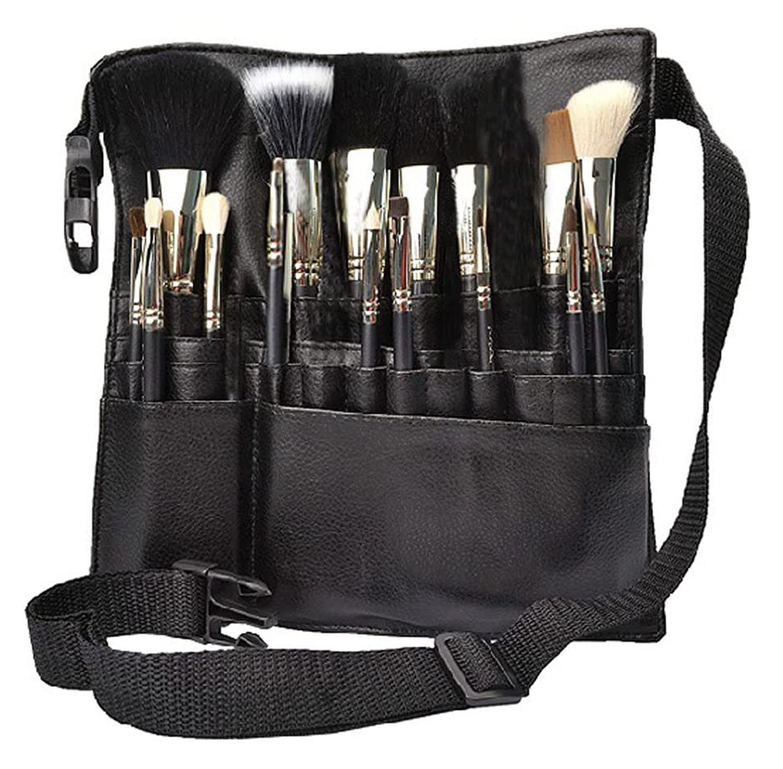 Comicfs Makeup Brush Bag 22 Pockets 9.8 x 10.4 inches, Middle (9.8×10.4inch)