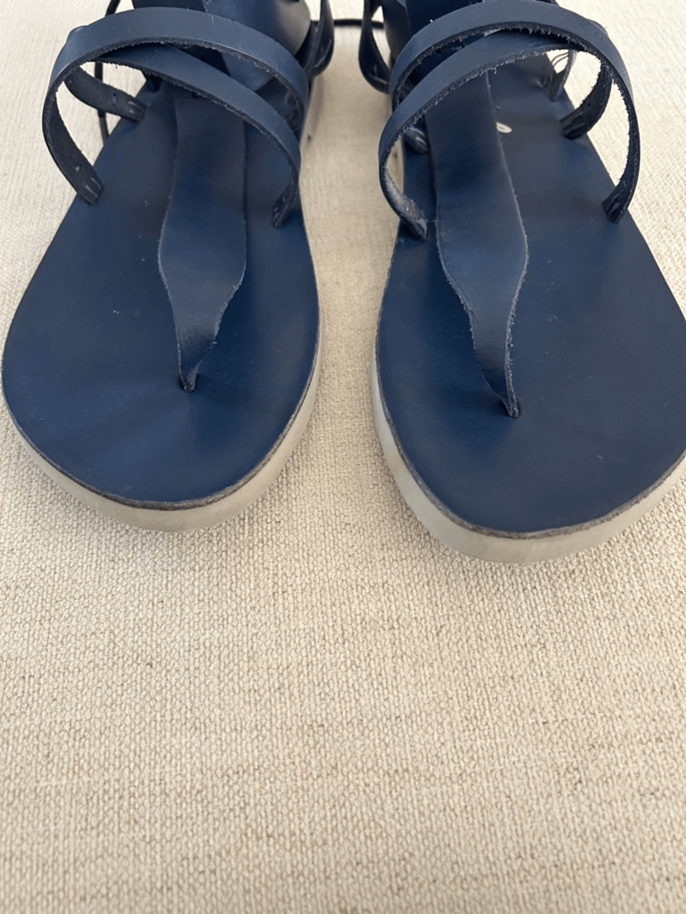 Free People Sandals Vacation Day Boho Gladiator Navy EU40/US9-9.5, NWOT
