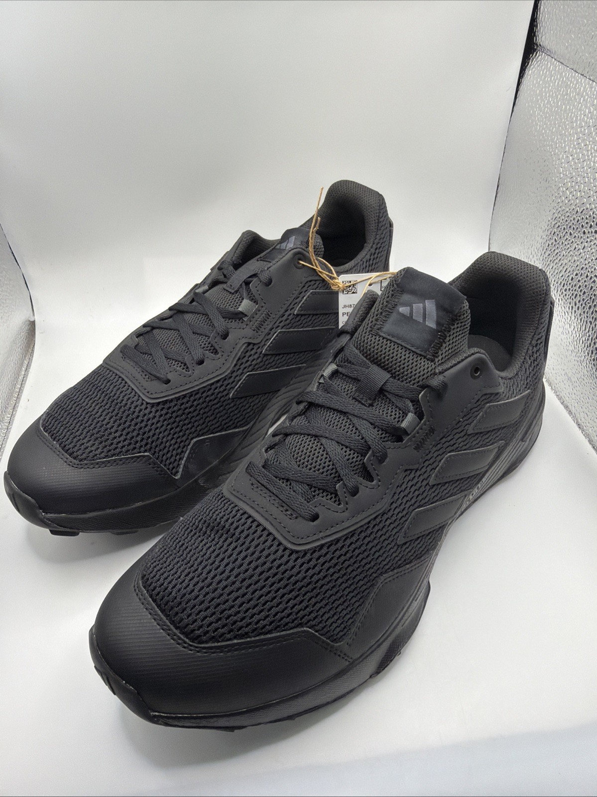 Adidas Men’s Pedivista All Black Trail Hiking Running Shoes Size 12. New