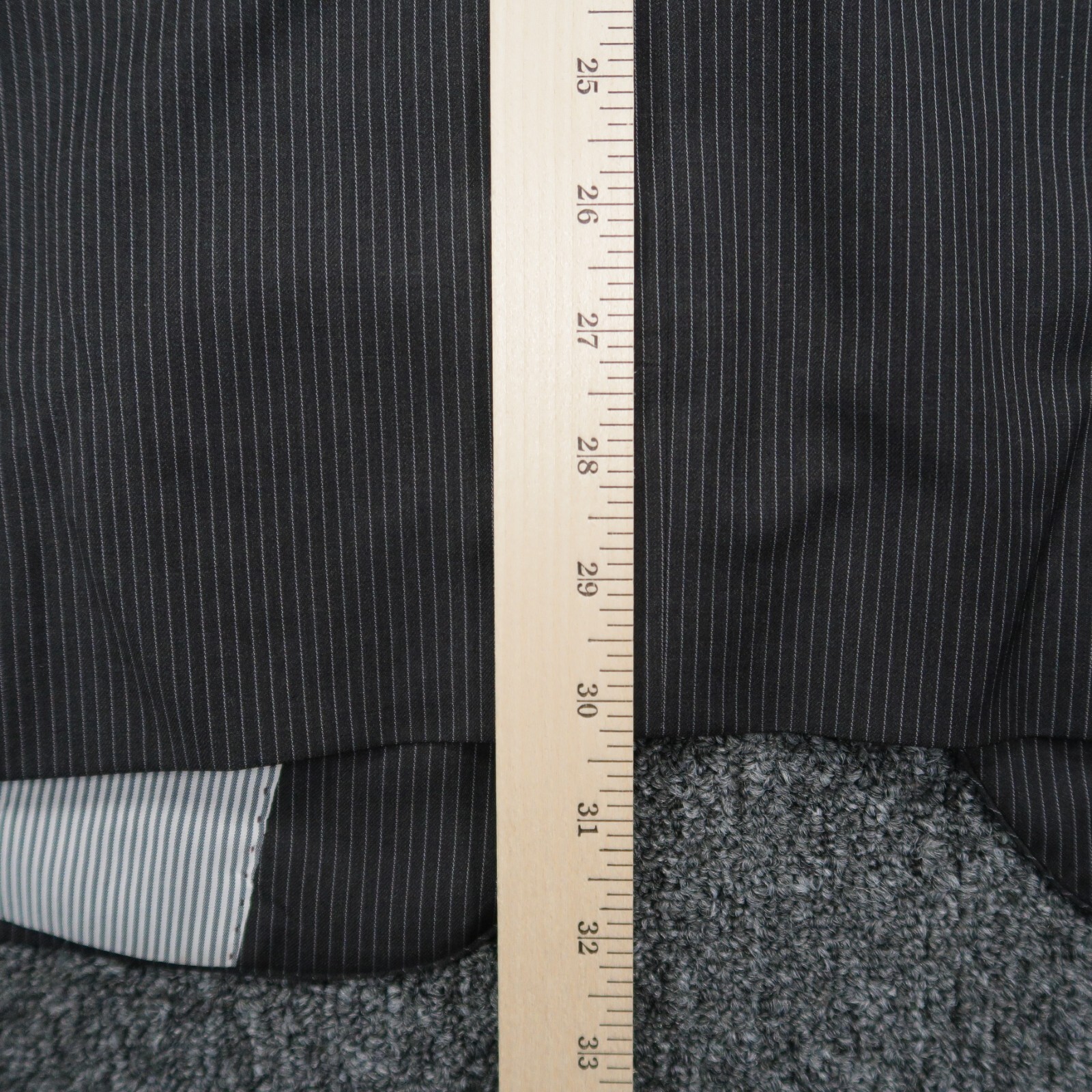 Todd Snyder Blazer Mens 40R Gray Mayfair Fit Wool Pinstripe Sport Coat Jacket