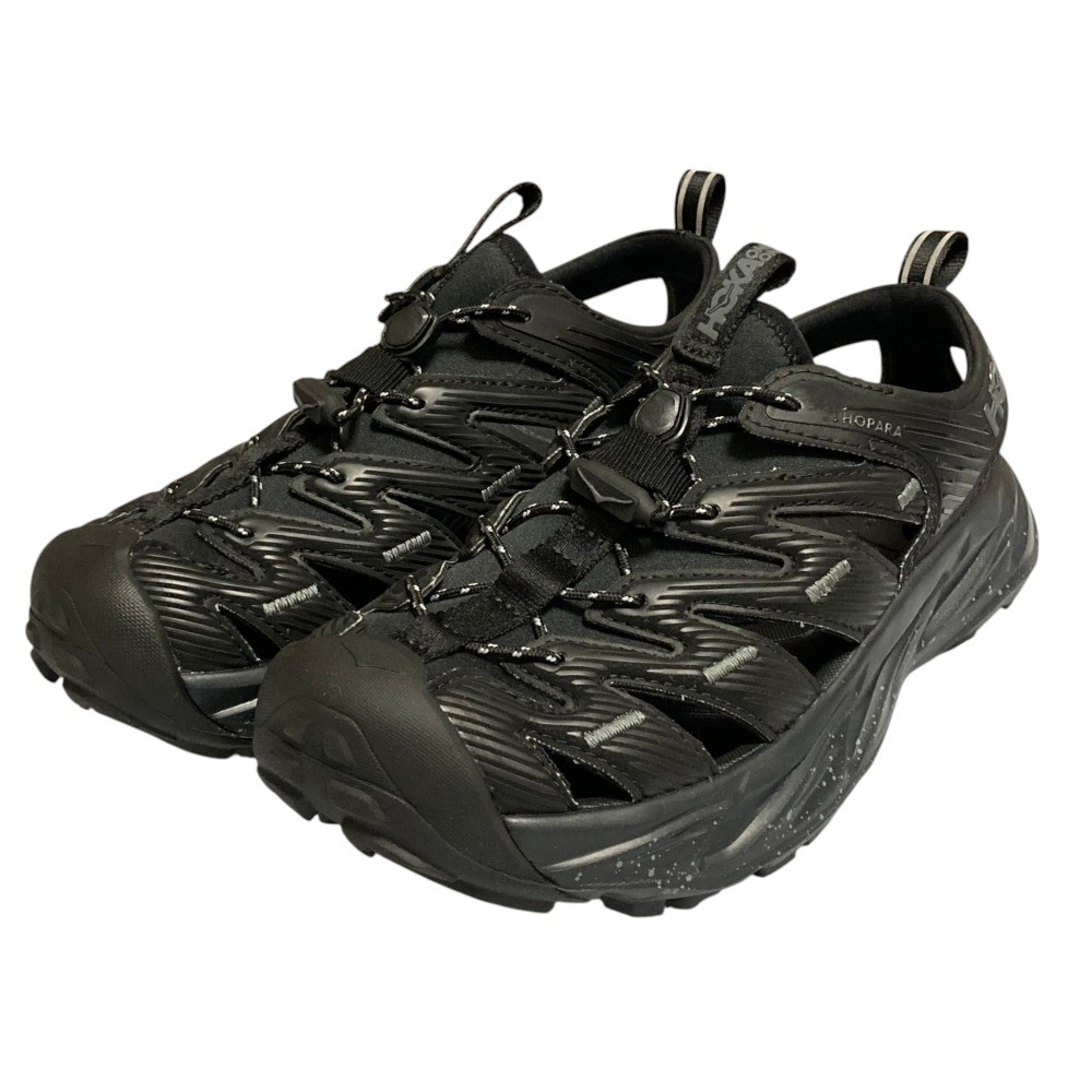 HOKA ONE ONE Hopara Sandals, 9.3″” Black Women USED