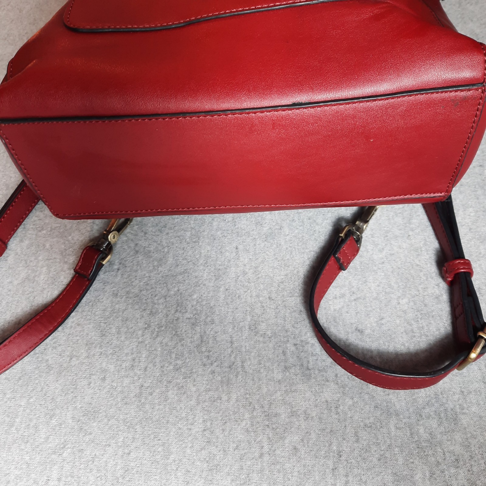 Ecosusi Designer Handbag Laptop Maroon Vegan Leather Womens Convertible Bag