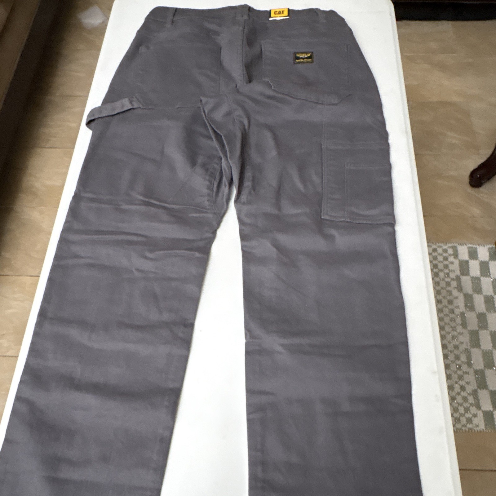 Caterpillar CAT Double Knee Workwear Pants Men’s Sz 32×32 Gray