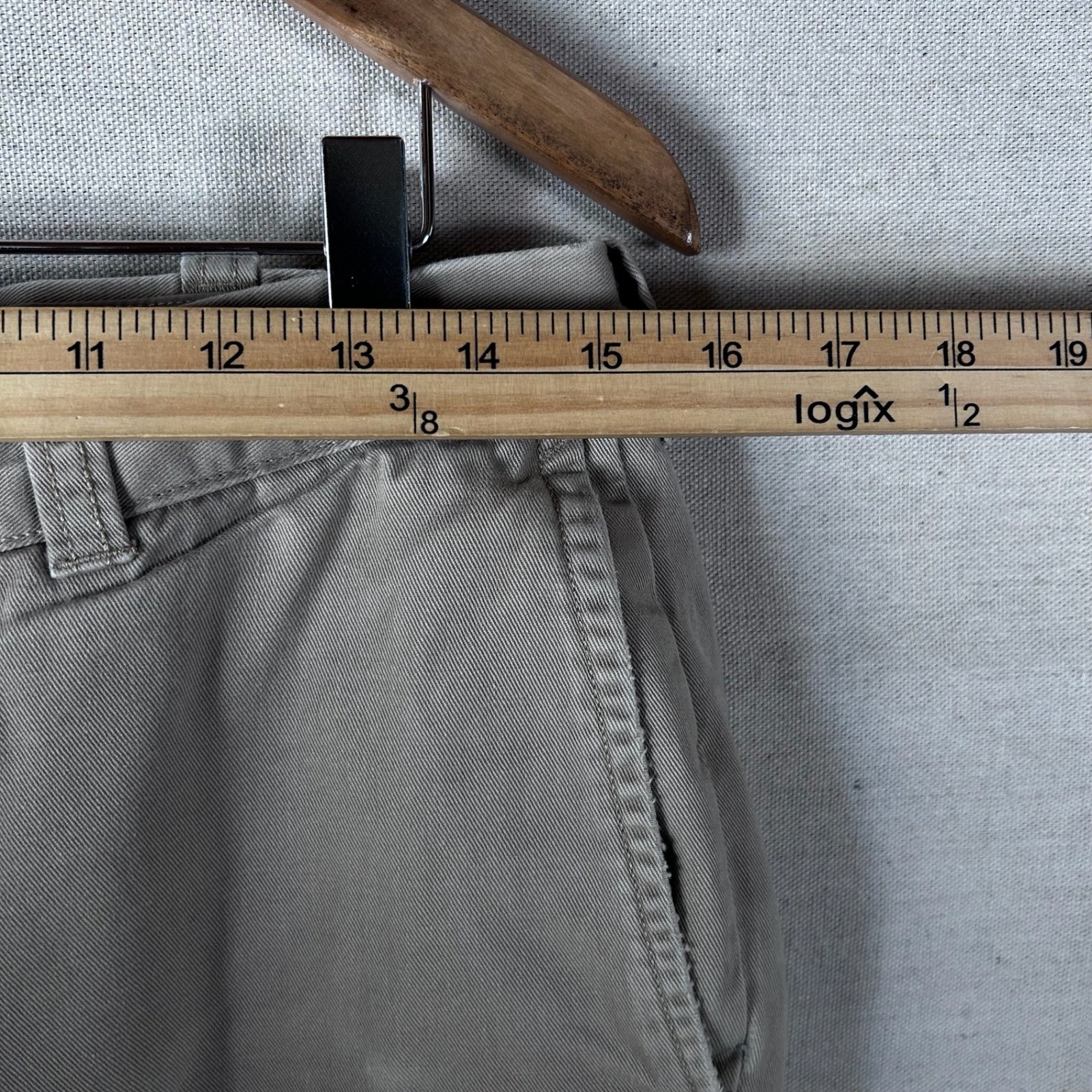 J.Crew The Sutton Flannel Lined Chino Pants Mens 32×30 Khaki Tan Plaid Lining
