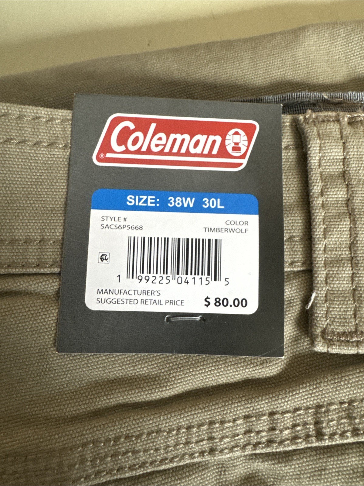 PICK SIZE / COLOR – Coleman Men’s Stretch Tear Resistant Utility Pants