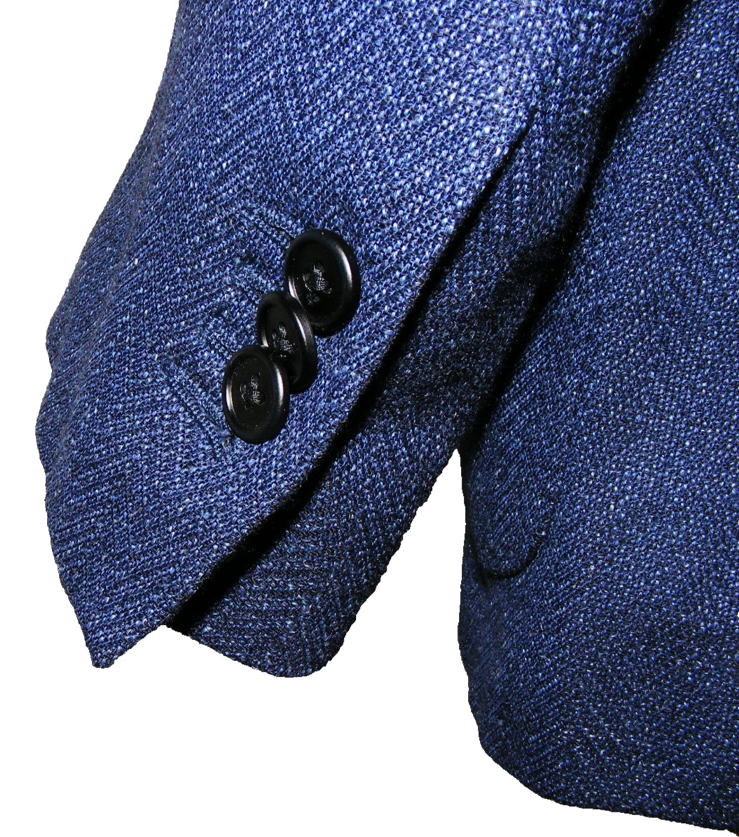 MEN 44R TAILORED SLIM FIT CORNELIANI ID ITALY IDENTITY ZIP BIB SPORTCOAT JACKET