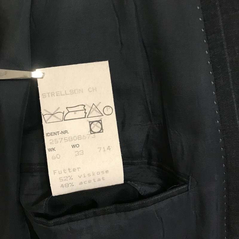 Men Strellson Suit Grey Wool 40 /L / 48