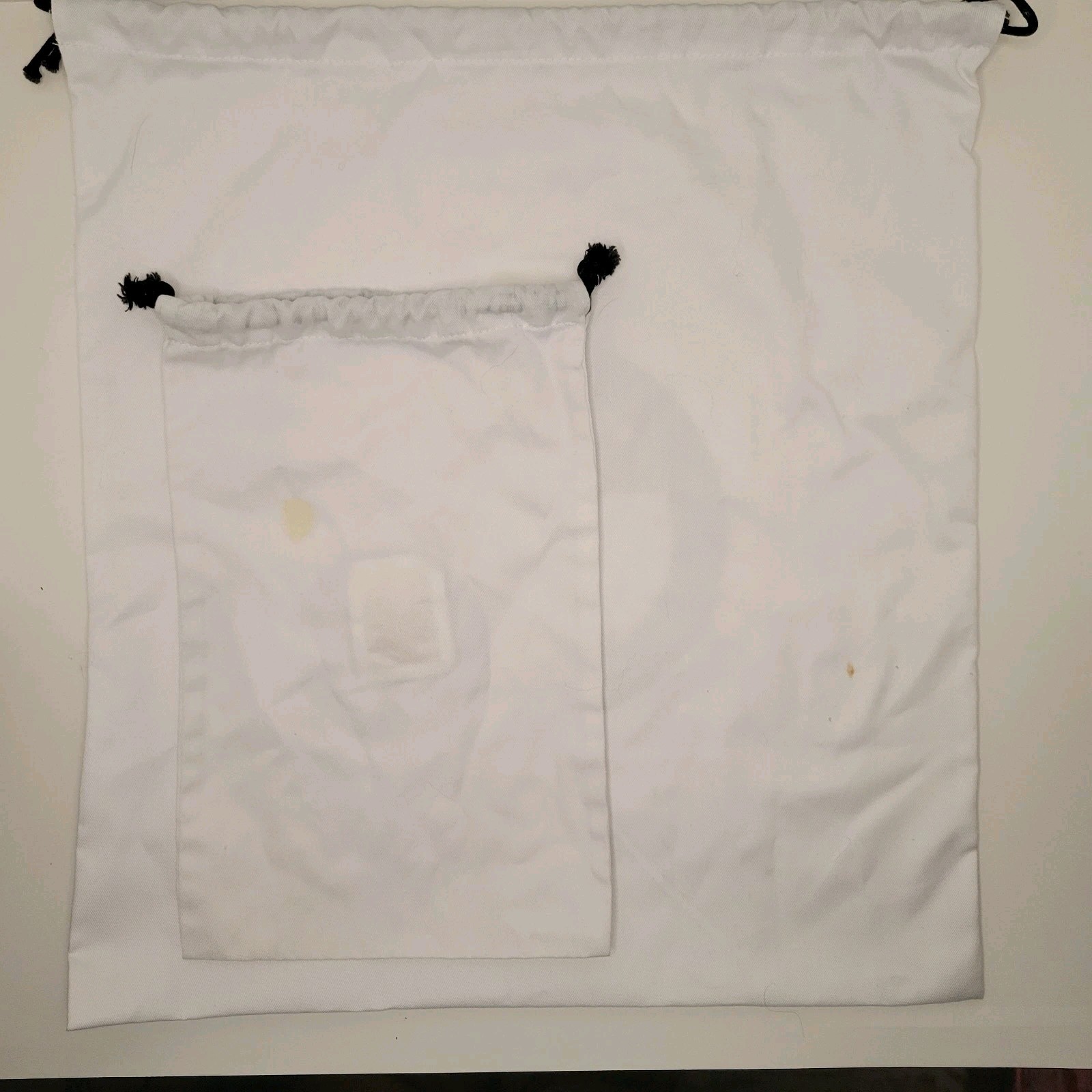 Telfar Large White Dust Bag Protective Cover 21”x 20” + Small Dust Drawstring
