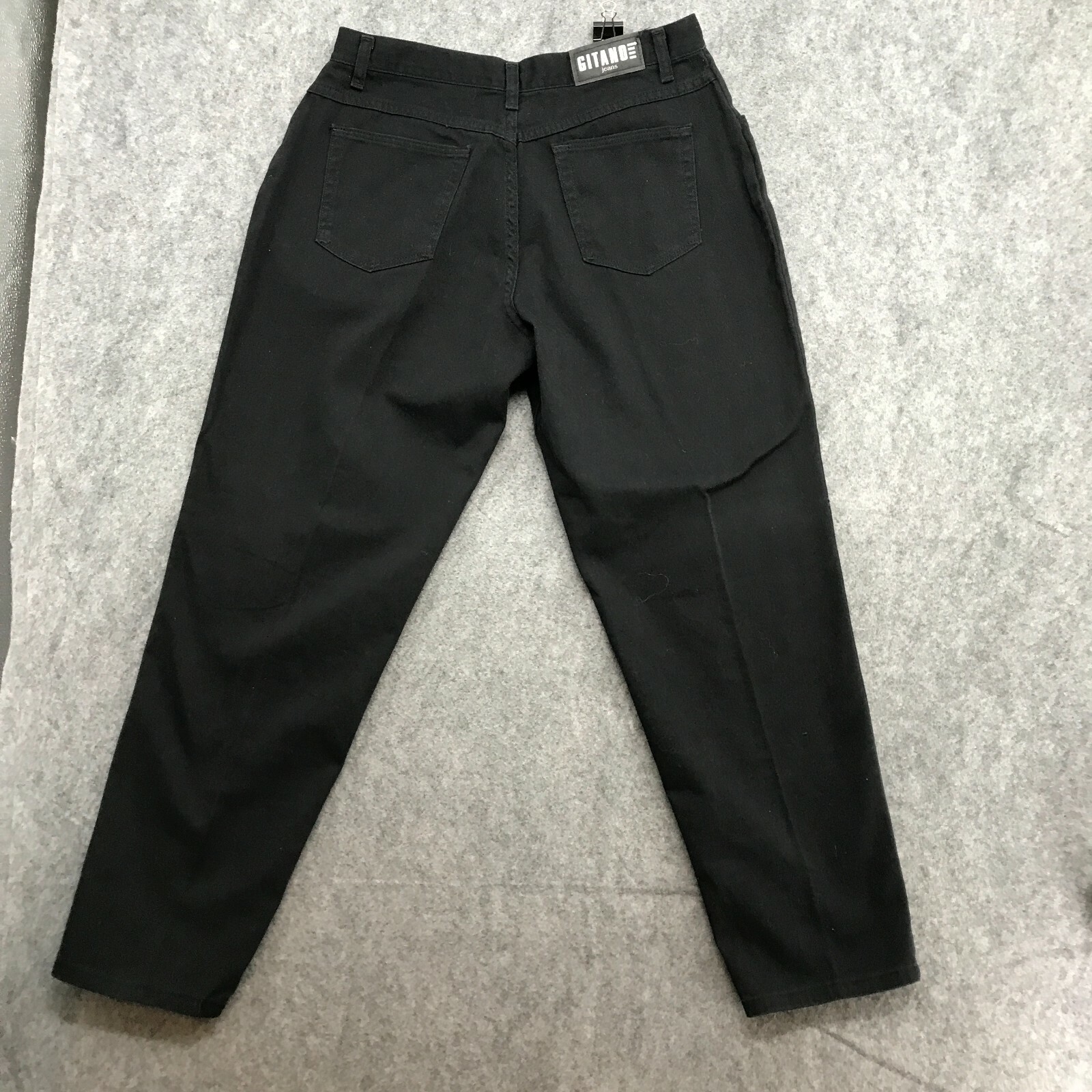 Gitano Jeans Women 18 Petite High Rise Denim Black Straight 5 Pocket 100% Cotton