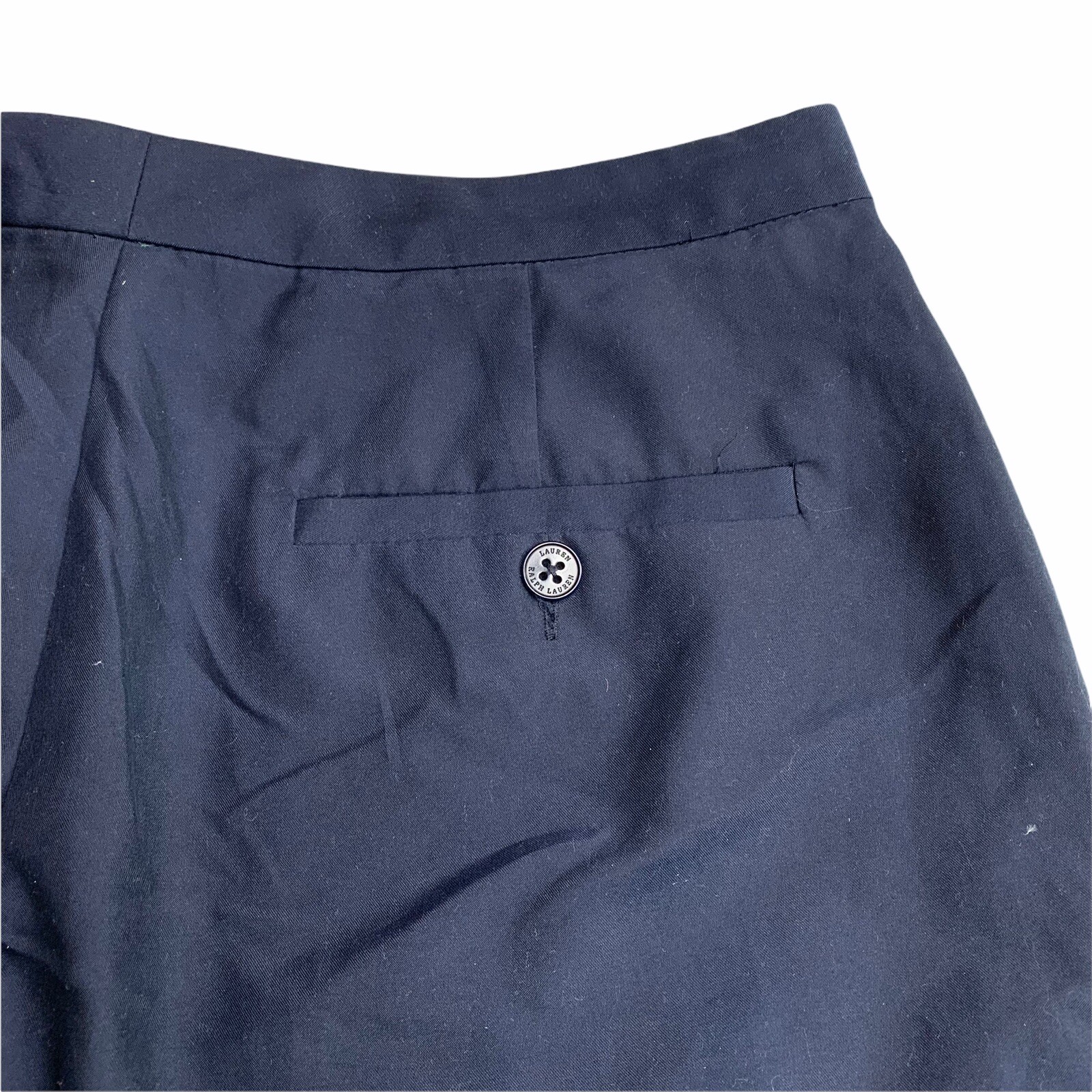 LAUREN ACTIVE Ralph Lauren Bermuda School Walking Shorts NAVY Women’s Size 6