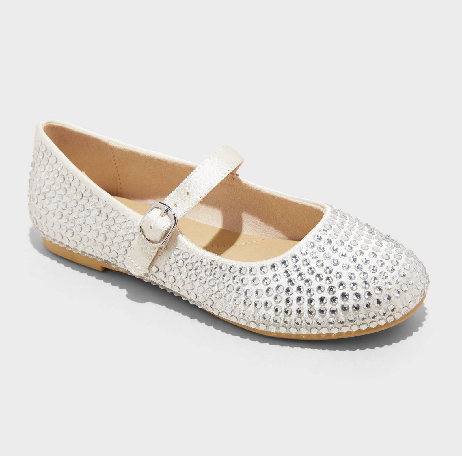 🕋 Art Class Kids’ Nell Rhinestone Mary Jane Flats Size 2🆕AS SHOWN