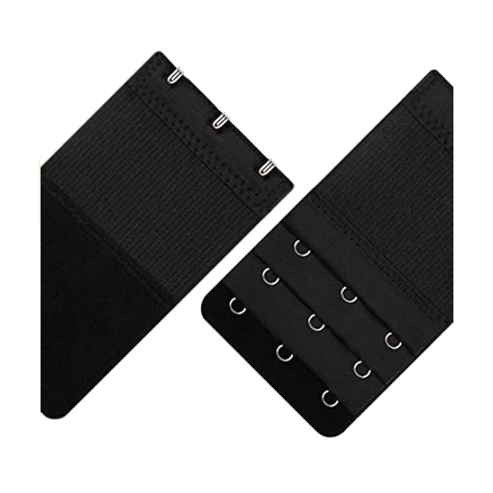 4Pcs Adjustable Bra Extender 2/3/4 Hooks with Elastic Underwear Strap Extension