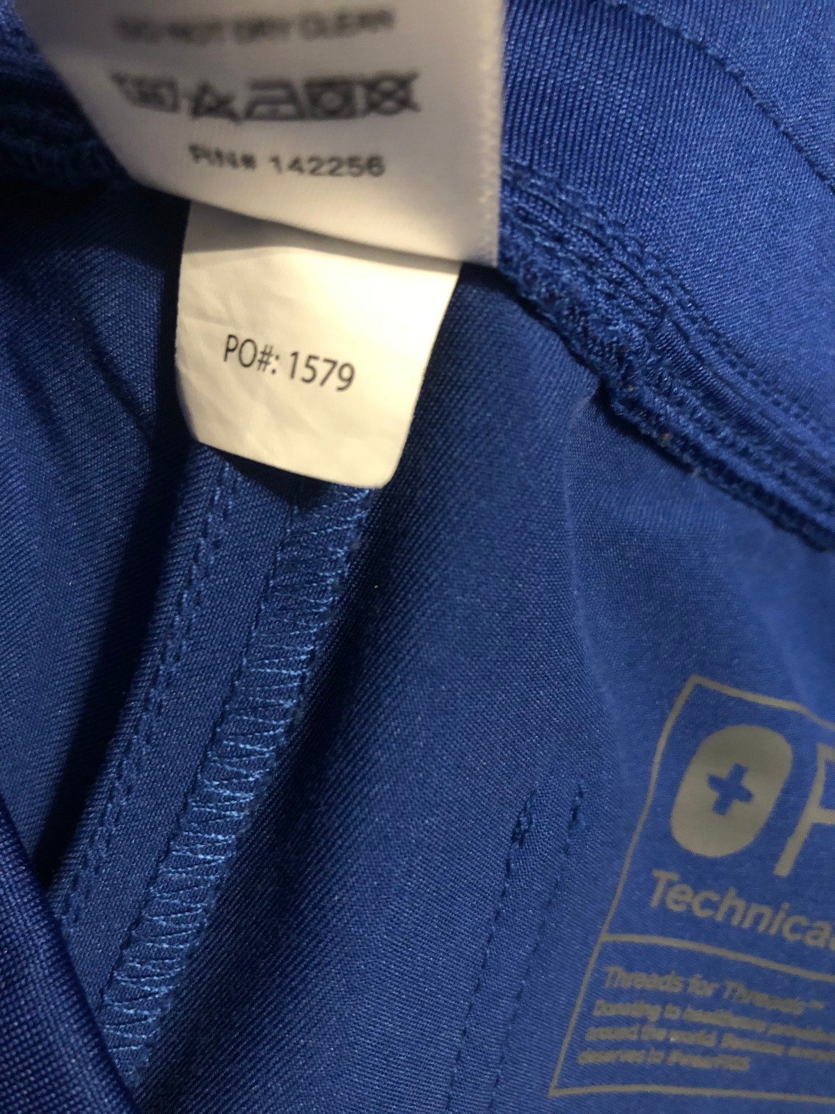 FIGS Scrubs Pants Bottoms Technical Collection Small S Blue PO#1579 (M88